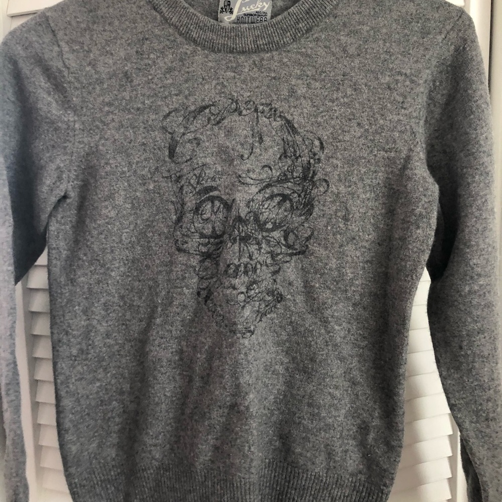 Lucky Brand skull sweater
